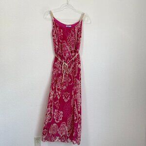 Rosemarine Made in Italy Silk Blend women's maxi dress size medium